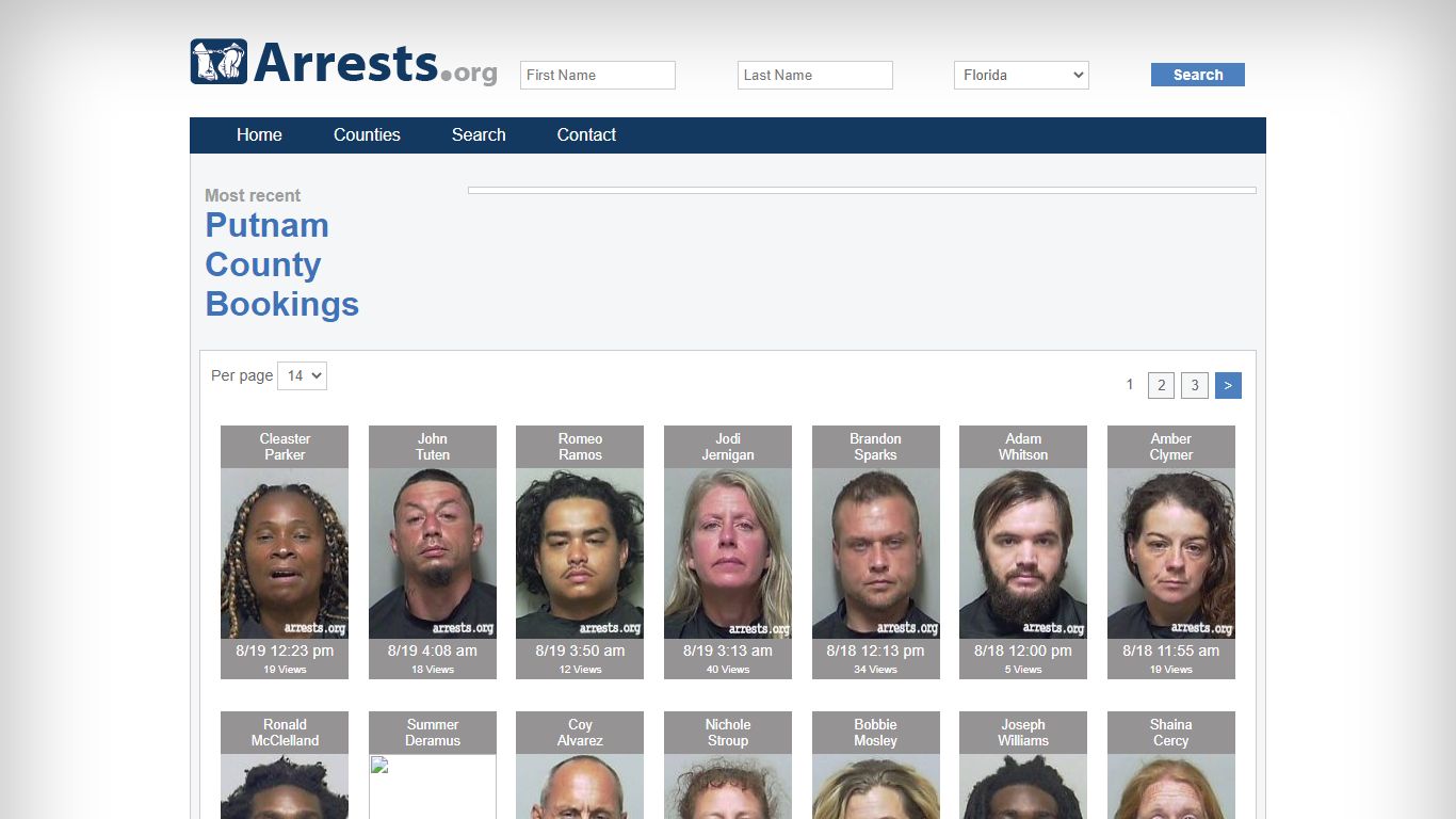 Putnam County Arrests and Inmate Search